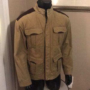 The Territory Ahead waxed cotton jacket in Large